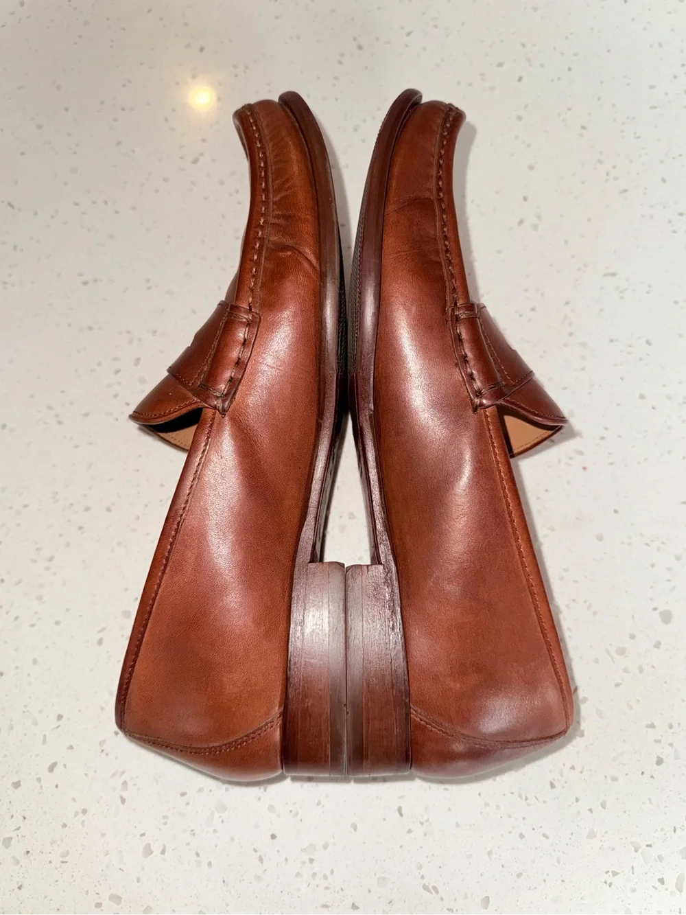 Cole Haan Men's Penny Loafers in Chestnut Brown